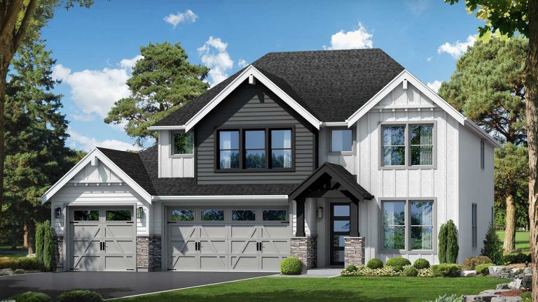 Rendering of the Aspen plan by Kingston Homes