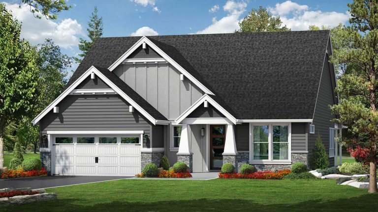 Rendering of the Neskowin plan by Kingston Homes