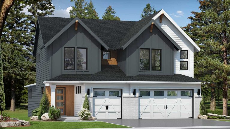 exterior of the Oakmont home by Kingston Homes