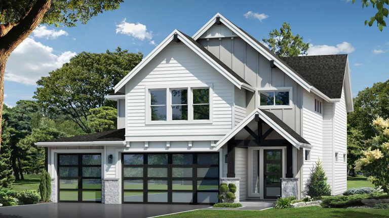 Rendering of the Walnut plan by Kingston Homes